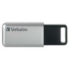Verbatim USB flash disk, USB 3.0, 32GB, Secure Pro, Store N Go, srebrny, 98665, USB A, szyfrowanie AES 256-bit, EOL