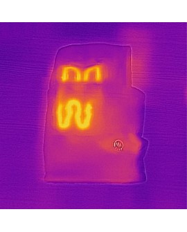 GLOVII KOMINIARKA TERMOAKTYWNA OGRZEWANA POWER BANKIEM UNI, CZARNA, BATERIA I KABEL ŁADUJĄCY W ZESTAWIE, GHBM