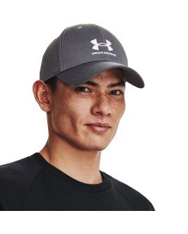 Czapka z daszkiem męska Under Armour Branded Lockup Adj OSFM szara 1381645 012