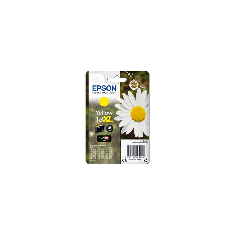 Epson oryginalny ink / tusz C13T18144012, T181440, 18XL, yellow, 6,6ml