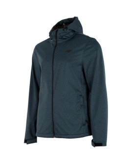 Kurtka męska 4F softshell ciemny granat melanż H4Z22 SFM350 30M