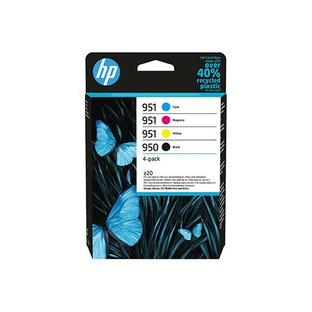 HP oryginalny ink / tusz 6ZC65AE, HP 950/951, CMYK, 4-pack