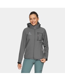 Kurtka damska Softshell Alpinus Bergamo grafit BR18186
