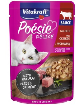 VITAKRAFT Poesie Delice w sosie multipack sauce - mokra karma dla kota - 6+1 x 85g