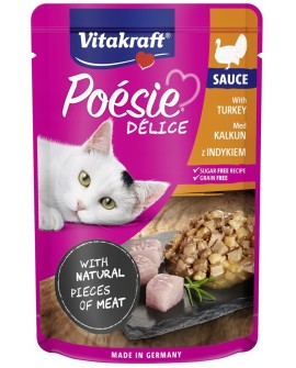 VITAKRAFT Poesie Delice w sosie multipack sauce - mokra karma dla kota - 6+1 x 85g