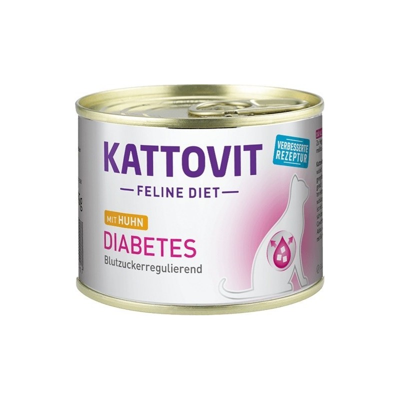 KATTOVIT Diabetes - puszka 185g karma dla kota