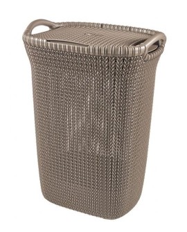 Kosz CURVER Knit 228410 (57l 1 komora kolor brązowo-szary