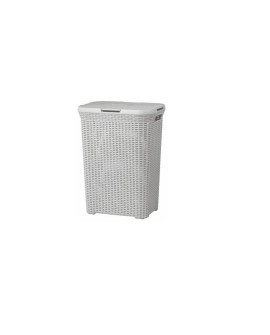 Kosz na bieliznę Curver NATURAL STYLE 60L Jasny sz.