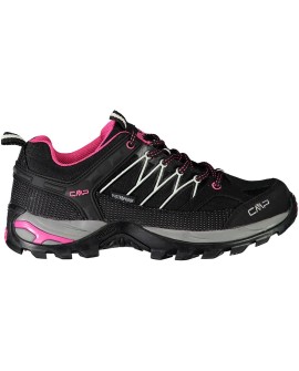 Buty trekkingowe damskie CMP Rigel Low WP czarno-różowe 3Q5445661UE