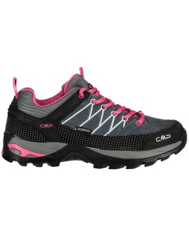Buty trekkingowe damskie CMP Rigel Low WP szaro-czarno-różowe 3Q13246103Q