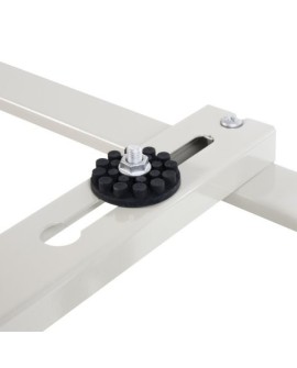MACLEAN UCHWYT PODSTAWA PODŁOGOWA DO KLIMATYZATORA DO 70KG 280-870MM / 230-450MM STAL GALWANIZOWANA MAX 36000 BTU MC-864