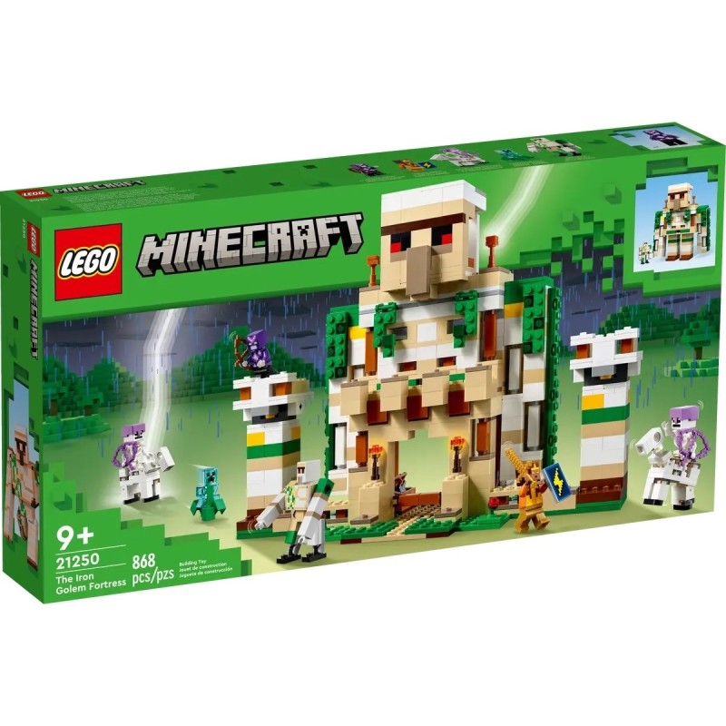 LEGO MINECRAFT 21250 FORTECA ŻELAZNEGO GOLEMA