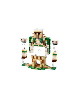 LEGO MINECRAFT 21250 FORTECA ŻELAZNEGO GOLEMA