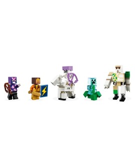 LEGO MINECRAFT 21250 FORTECA ŻELAZNEGO GOLEMA