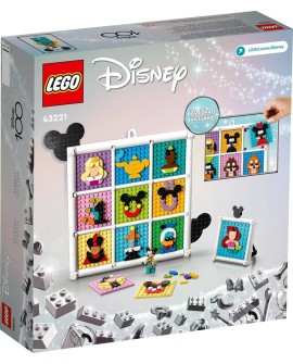 LEGO DISNEY 43221 100 LAT KULTOWYCH ANIMACJI DISNEYA