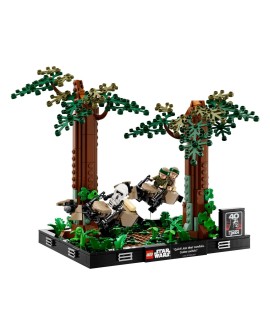 LEGO STAR WARS 75353 DIORAMA: POŚCIG NA ŚCIGACZU PRZEZ ENDOR