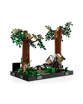 LEGO STAR WARS 75353 DIORAMA: POŚCIG NA ŚCIGACZU PRZEZ ENDOR