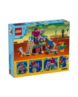 LEGO MINECRAFT 21257 DECYDUJĄCE STARCIE Z DEWASTATOREM