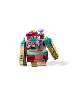 LEGO MINECRAFT 21257 DECYDUJĄCE STARCIE Z DEWASTATOREM
