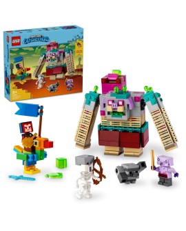 LEGO MINECRAFT 21257 DECYDUJĄCE STARCIE Z DEWASTATOREM
