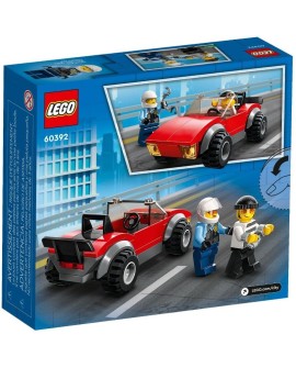LEGO City 60392 Motocykl policyjny - pościg za samochodem