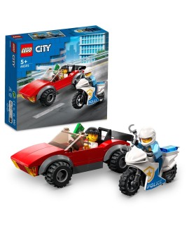 LEGO City 60392 Motocykl policyjny - pościg za samochodem