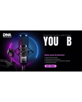 DNA YOU2B - Zestaw mikrofon interfejs audio, statyw