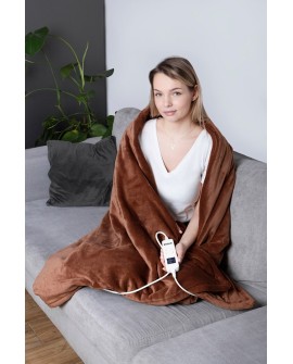 Koc elektryczny Noveen EB655 Brown super miękki 180x130cm