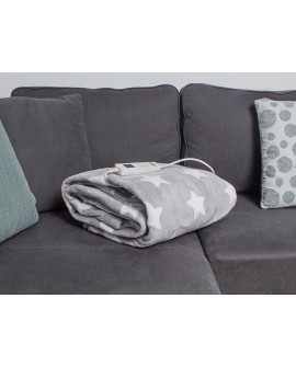 Koc elektryczny NOVEEN EB750 Grey Star super miękki 180x160cm
