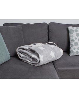 Koc elektryczny NOVEEN EB651 Grey Star super miękki 180x130cm