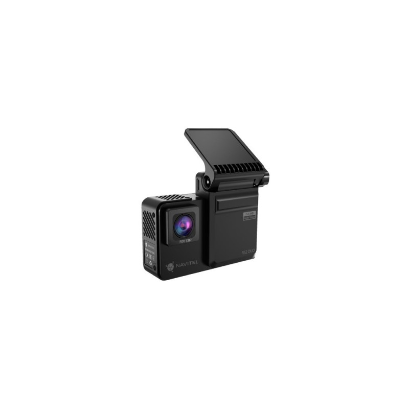 Navitel RS2DUO rejestrator Full HD Bateria, Zapalniczka, USB Czarny