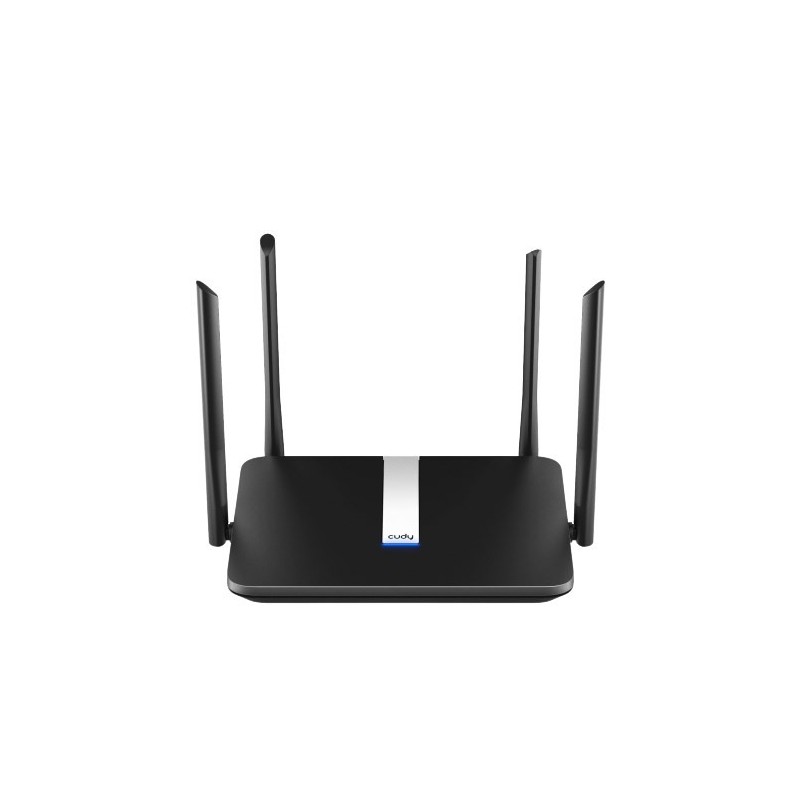 Cudy X6 router bezprzewodowy Gigabit Ethernet Dual-band (2.4 GHz/5 GHz) Czarny