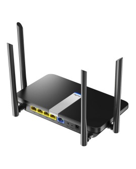 Cudy X6 router bezprzewodowy Gigabit Ethernet Dual-band (2.4 GHz/5 GHz) Czarny