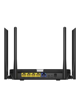 Cudy X6 router bezprzewodowy Gigabit Ethernet Dual-band (2.4 GHz/5 GHz) Czarny