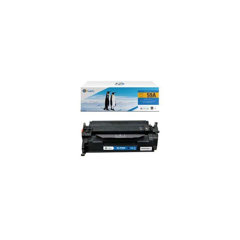 G&G kompatybilny toner z HP CF259A, NT-PH259, HP 59A, black, 3000s, BEZ CHIP-A