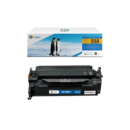 G&G kompatybilny toner z HP CF259A, NT-PH259, HP 59A, black, 3000s, BEZ CHIP-A