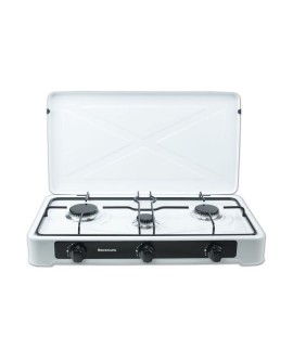 Kuchenka gazowa nastawna 3-palnikowa Ravanson K-03T (biały)